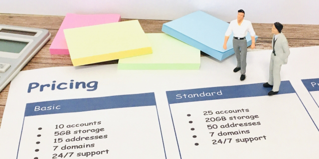 料金表へのリンクです。